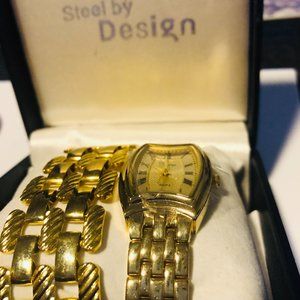 ON SALE STEEL BY DESIGN NIB UNISEX WATCH
